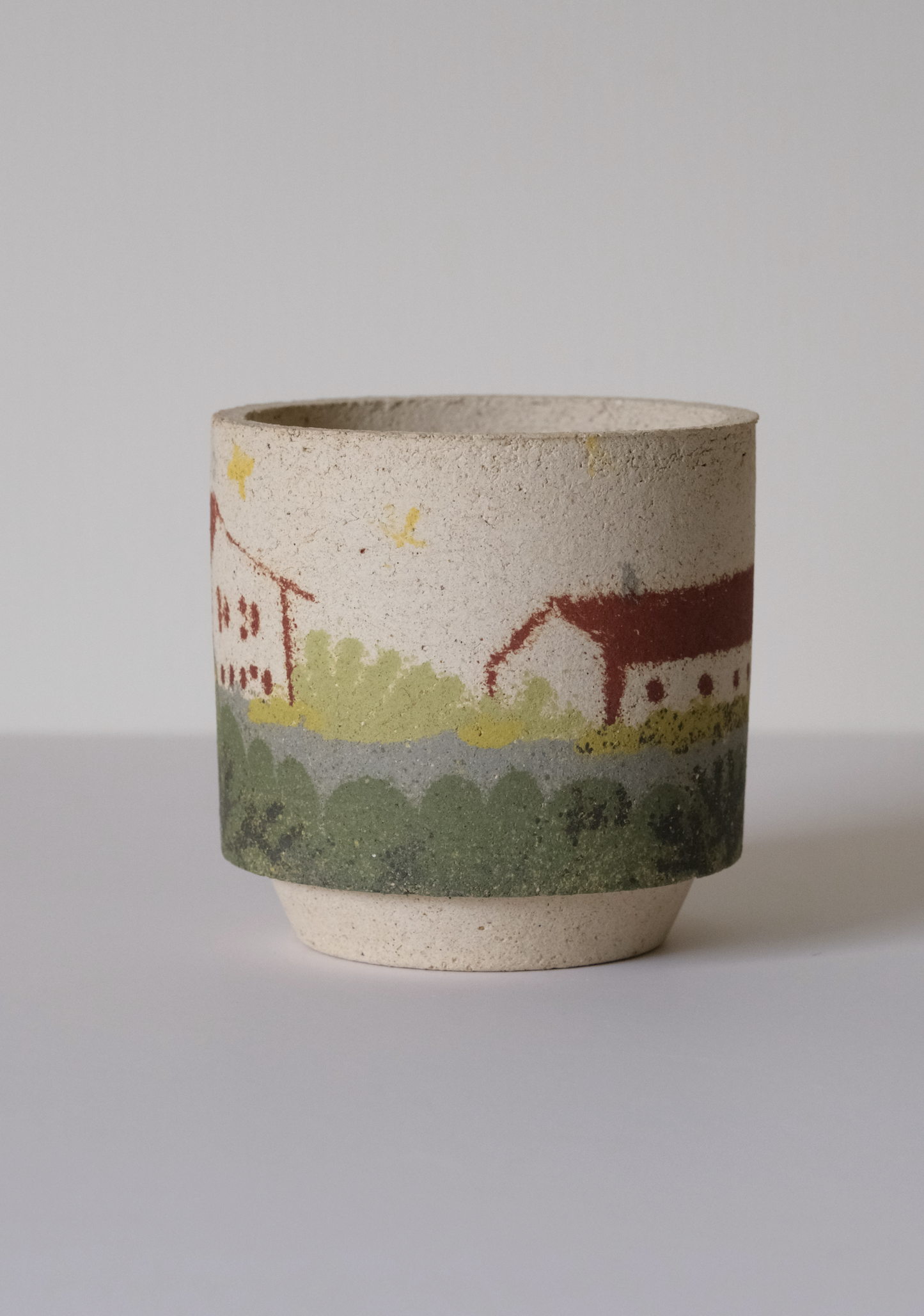 Mountain and field - mini pot